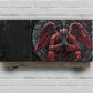 3pcs Red Angel Modern Themed Red Wings Metal Print Ready to Hang Art