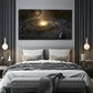Bright Center With Planets Wall Art Canvas Office Home Room Framed 120x60cm
