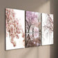 3pcs Sakura Tree Flower Reflection on Water Wall Art Set Canvas Framed 40x60cm - High Quality Print 100% Australian Made Wall Canvas Ready to Hang