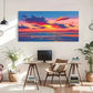 Natural Scenery Morning Sea Wall Art Canvas Office Home Room Framed 120x60cm