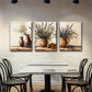 3pcs Tranquil Lavender in Rustic Vases Perfect Wall Art Set Canvas Framed 40x60cm - High Quality Print 100% Australian Made Wall Canvas Ready to Hang
