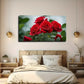 Vibrant Red Roses Wall Art Canvas Office Home Room Framed 80x45cm