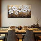 Flowers Landscape Abstract Wall Art Canvas Office Home Room Framed 80x45cm