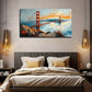 Giant Golden Gate Bridge Wall Art Canvas Office Home Room Framed 80x45cm