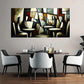 Modern Abstract Geometric Bold Wall Art Canvas Office Home Room Framed 120x60cm
