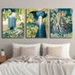 3pcs Vintage Japanese Hokusai Landscape Wall Art Set Canvas Framed 40x60cm - High Quality Print 100% Australian Made Wall Canvas Ready to Hang