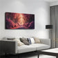 Deco Modern Minimalist Pink Wall Art Canvas Office Home Room Framed 120x60cm