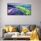 Rich Purple & Green Landscape Wall Art Canvas Office Home Room Framed 120x60cm