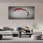 Red Dance Performance Wall Art Canvas Office Home Room Framed 120x60cm