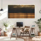 Tranquil Beach Scenery Wall Art Canvas Office Home Room Framed 80x45cm