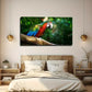 Vibrant Parrot Macaw Wall Art Canvas Office Home Room Framed 80x45cm