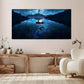 Classic Night Sky Landscape Wall Art Canvas Office Home Room Framed 120x60cm