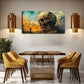 Dark Cloud Skull Fear Perfect Wall Art Canvas Office Home Room Framed 120x60cm