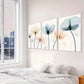 3pcs Modern Elegant Decorative Pastel Flowers Wall Art Set Canvas Framed 40x60cm - High Quality Print 100% Australian Made Wall Canvas Ready to Hang