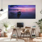 Sunrise Phu Quoc Island Boat Wall Art Canvas Office Home Room Framed 120x60cm
