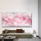 Beautiful Pink Watercolor Wall Art Canvas Office Home Room Framed 120x60cm