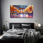 Human Exhibition Hall Wall Art Canvas Office Home Room Framed 80x45cm