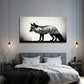 Inch Wolf & Cityscape Wall Art Canvas Office Home Room Framed 120x60cm
