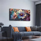 Realistic Delicate Petal Detail Wall Art Canvas Office Home Room Framed 120x60cm