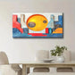 Modern Architecture Design Wall Art Canvas Office Home Room Framed 120x60cm