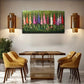 Vibrant Gladiolus Floral Wall Art Canvas Office Home Room Framed 120x60cm
