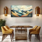 Mountain Scenery Decoration Wall Art Canvas Office Home Room Framed 80x45cm