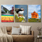 3pcs Beautiful Art Photos of Iceland Wall Art Set Canvas Framed 40x60cm - High Quality Print 100% Australian Made Wall Canvas Ready to Hang