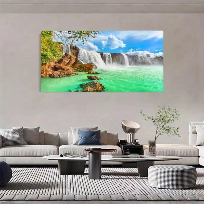 Natural Scene Decorative Wall Art Canvas Office Home Room Framed 120x60cm