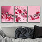 3pcs Cherries & Disco Balls Delicious Perfect Wall Art Set Canvas Framed 40x60cm - High Quality Print 100% Australian Made Wall Canvas Ready to Hang