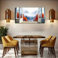 Rustic Outdoor Scene Vibrant Wall Art Canvas Office Home Room Framed 120x60cm