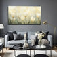 Light-Toned Tulips Suitable Wall Art Canvas Office Home Room Framed 80x45cm