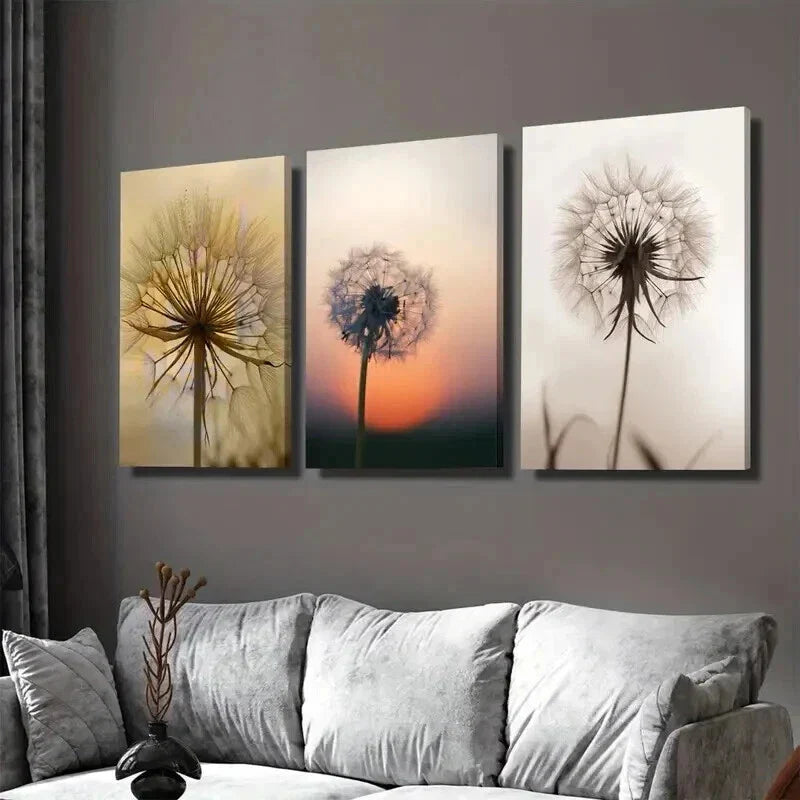 3pcs Vibrant Golden, Sunset, and Silhouette Wall Art Set Canvas Framed 40x60cm - High Quality Print 100% Australian Made Wall Canvas Ready to Hang