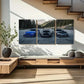3pcs Modern Vehicle Sports Car & Supercar Wall Art Set Canvas Framed 40x60cm - High Quality Print 100% Australian Made Wall Canvas Ready to Hang