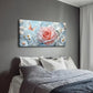 Pink Rose as the Centerpiece Wall Art Canvas Office Home Room Framed 120x60cm