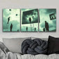 3pcs Surreal film, Art Painting Metal Print Ready to Hang Art