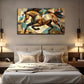 Running Horse Modern Wall Art Canvas Office Home Room Framed 120x60cm