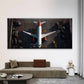 Aerial Photography Airport Wall Art Canvas Office Home Room Framed 80x45cm