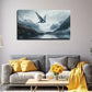 Realistic Flying Hummingbird Wall Art canvas office home room framed 120x60cm
