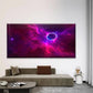 Space Background Realistic Wall Art Canvas Office Home Room Framed 120x60cm