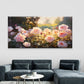 Delicate Pink Rose Blooming Wall Art Canvas Office Home Room Framed 120x60cm