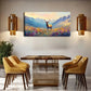 Abstract Deer Blooming Flower Wall Art Canvas Office Home Room Framed 120x60cm