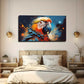 Vibrant Realistic Parrot Wall Art Canvas Office Home Room Framed 120x60cm