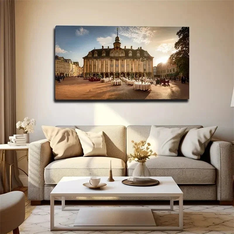 Bohemian Modern Decor Wall Art Canvas Office Home Room Framed 80x45cm