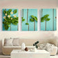 3pcs A Bouquet of White Daisies Metal Print Ready to Hang Art