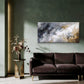 Abstract Flow Neutral Tones Wall Art Canvas Office Home Room Framed 120x60cm