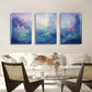 3pcs Underwater Jellyfish Vibrant Ocean Perfect Wall Art Set Canvas Framed 40x60cm - High Quality Print 100% Australian Made Wall Canvas Ready to Hang