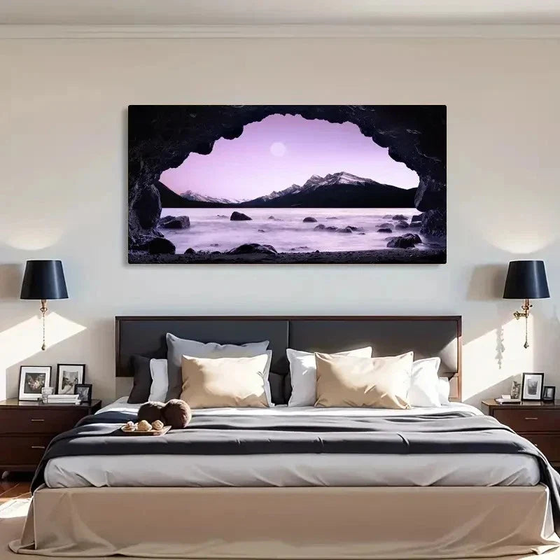 Asian Retro Style Decor Wall Art Canvas Office Home Room Framed 120x60cm