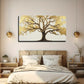 The Leaves Of A Large Tree Wall Art Canvas Office Home Room Framed 120x60cm