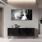 Face Graphics Line Abstract Wall Art Canvas Office Home Room Framed 120x60cm