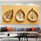 Modern Abstract Leaf Wall Art wall canvas office home room framed 120x60cm